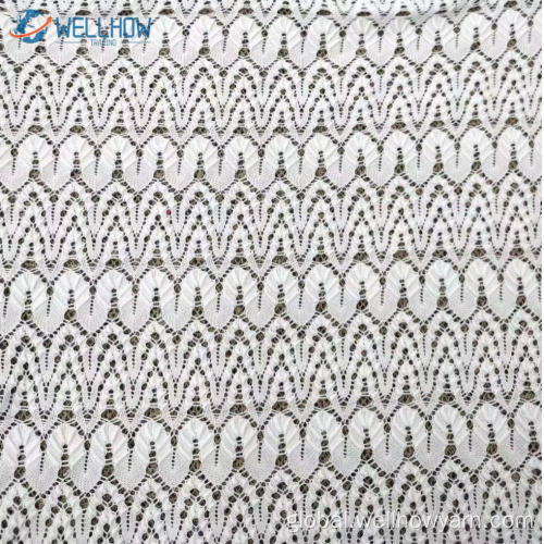 Lace Embroidery Fabric Lace Embroidery Fabric Cotton Fabric Manufactory